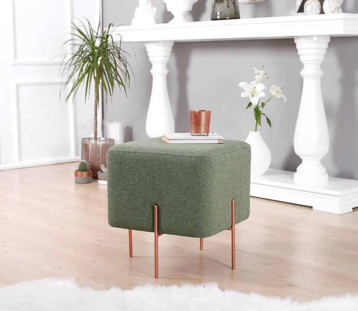 Atelier Del Sofa Puf Bohemio Verde Copper 52